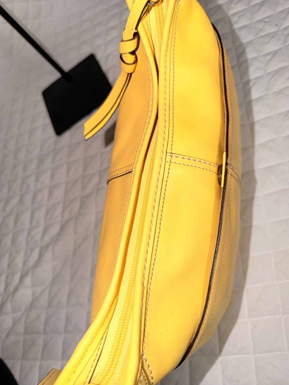 Coach Yellow Leather Shoulder Bag - Picture 7 of 13